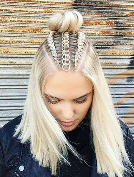 20 impresionantes trenzas para el pelo corto que te encantarán