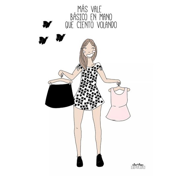 Ilustraciones divertidas sobre mujeres