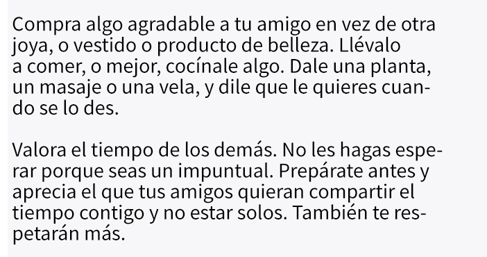 COnsejos de una chica de 27 años antes de morir 