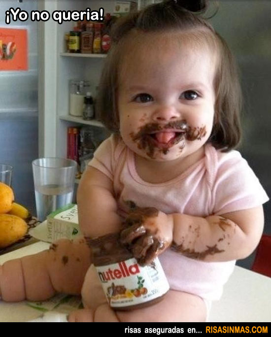 Bebés y Nutella