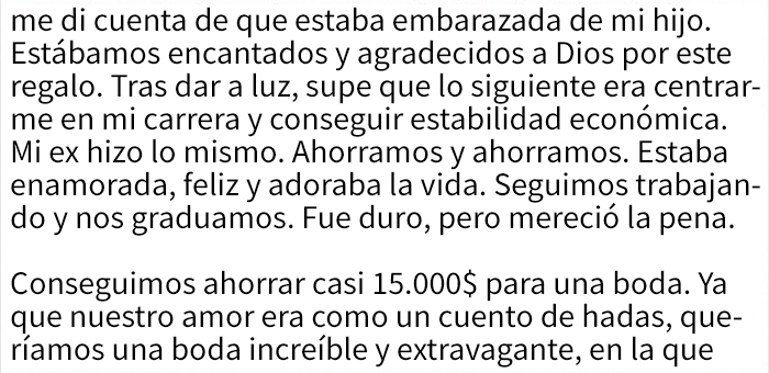 Historia viral de la novia que pidió 1.500 dólares a cada invitado