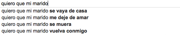 hombres y mujeres en Google