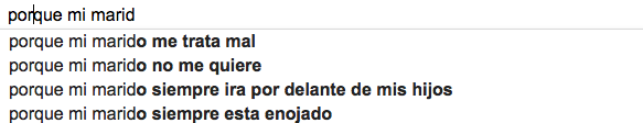 hombres y mujeres en Google