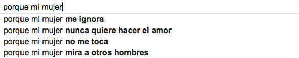 hombres y mujeres en Google