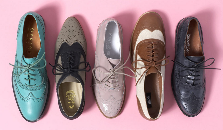 Flatform brogues