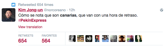 Comentarios en Twitter contra las canarias de Pekín Express