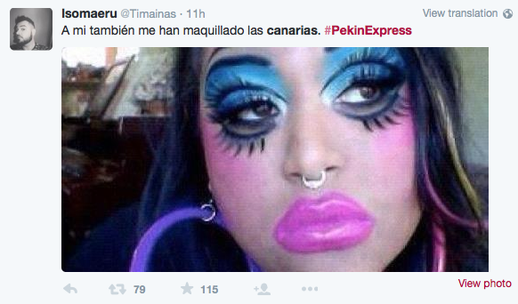 Comentarios en Twitter contra las canarias de Pekín Express