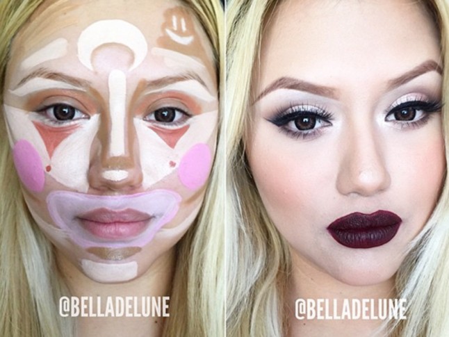 clown contouring