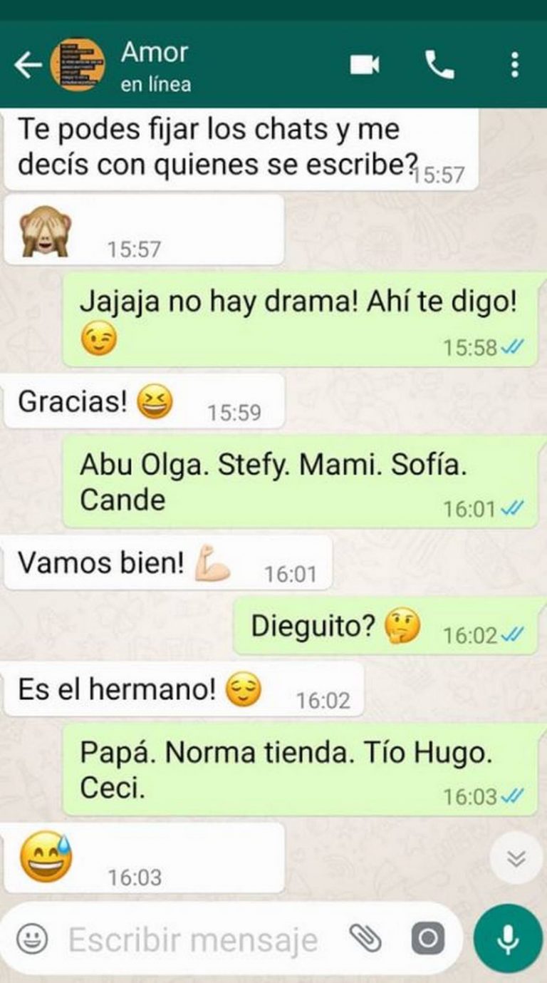 Conversación con el chico que encontró el móvil de su novia