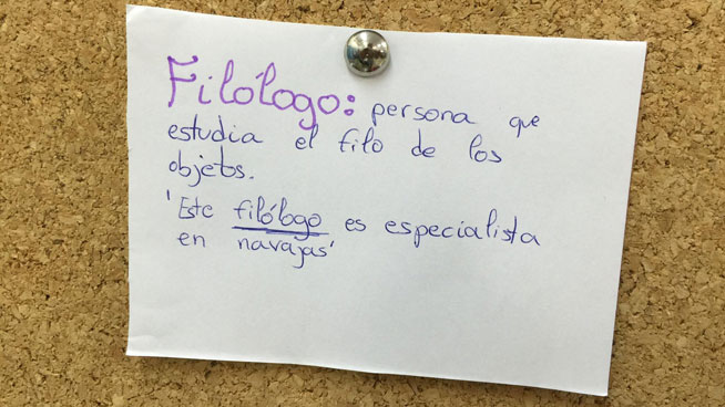 Curiosas definiciones de palabras escritas por niños