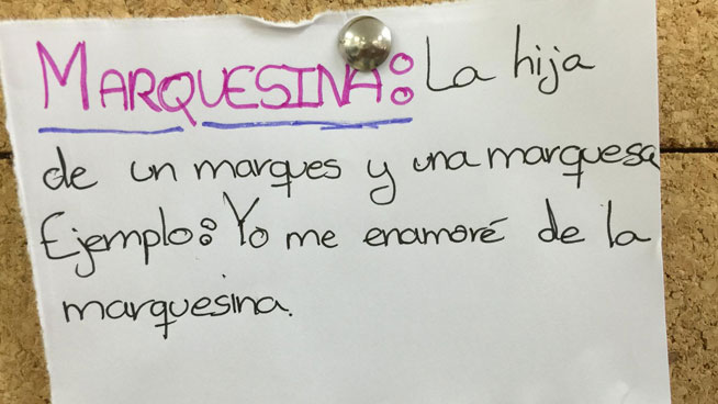 Curiosas definiciones de palabras escritas por niños