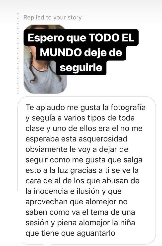 Acusan a un fotógrafo de acoso sexual