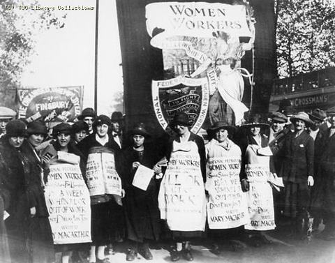 Fotos históricas del Día Internacional de la Mujer