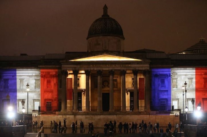 El mundo se solidariza con Francia por los atentados de París