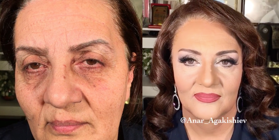 Estilista rejuvenece a las mujeres con maquillaje