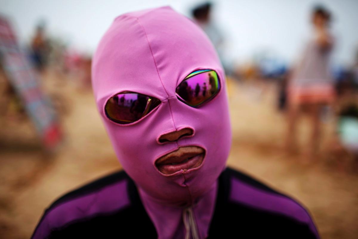 Facekini, moda china