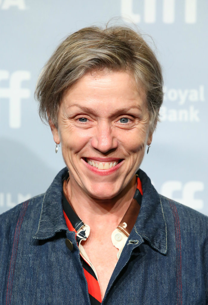 Frances McDormand sin maquillaje