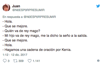 Hilo viral de Twitter sobre grupos de padres