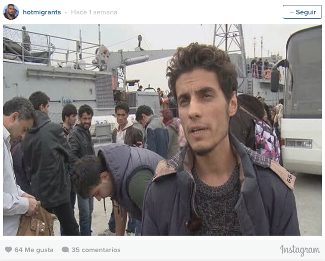 Hotmigrants: el Instagram de los refugiados sexis