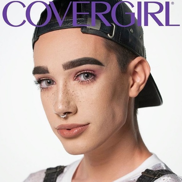 James Charles, primer chico imagen de una marca de maquillaje