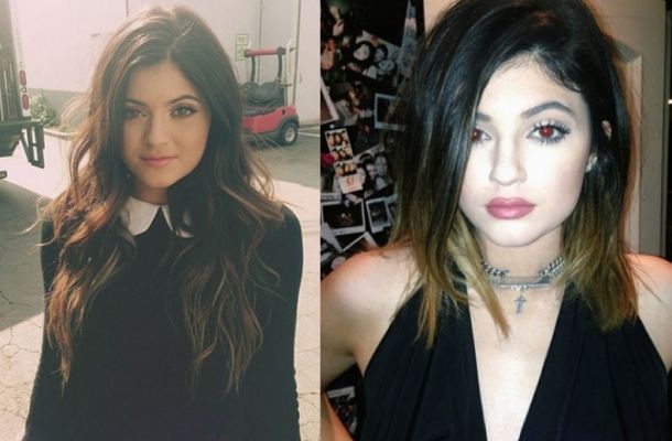 kylie Jenner antes y después