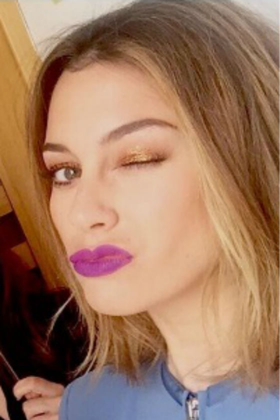 Tendencia labios morados