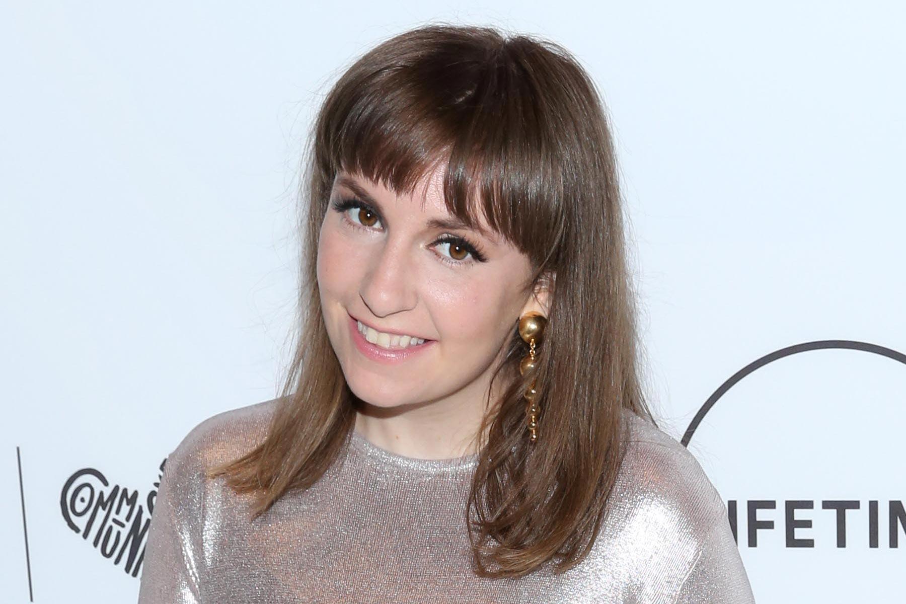 Lena Dunham antes y después de perder peso 