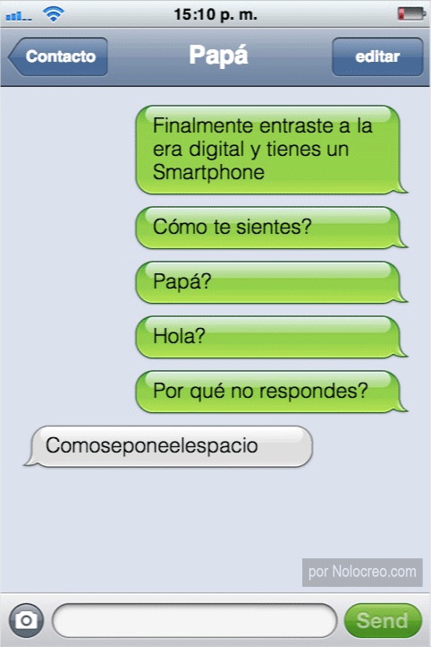 Los peores WhatsApps de padres