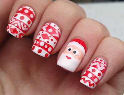 Manicura original Navidad