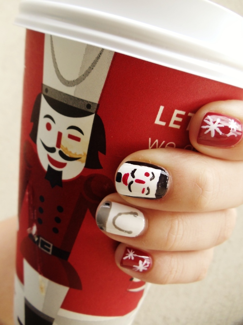 Manicura original Navidad