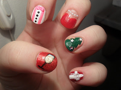 Manicura original Navidad