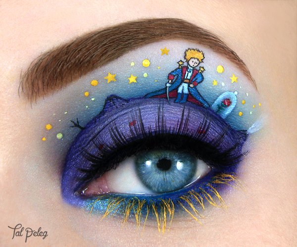 Maquillaje ojos fantasia Tal Peleg