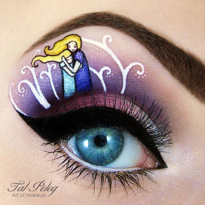 Maquillaje ojos fantasia Tal Peleg