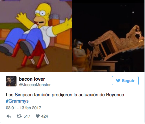 Memes Beyoncé en los Grammy