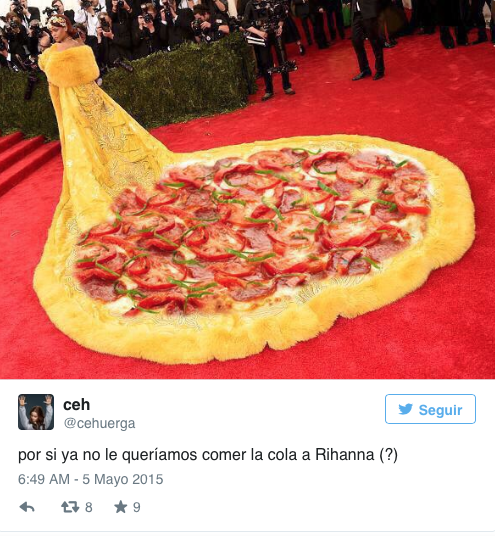 Memes Rihanna en la gala MET 2015