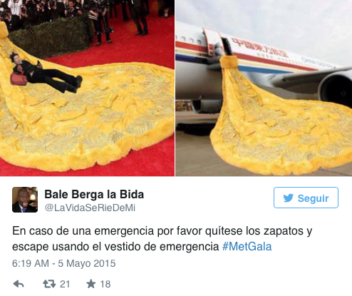 Memes Rihanna en la gala MET 2015