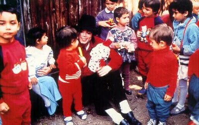 Michael Jackson con niños