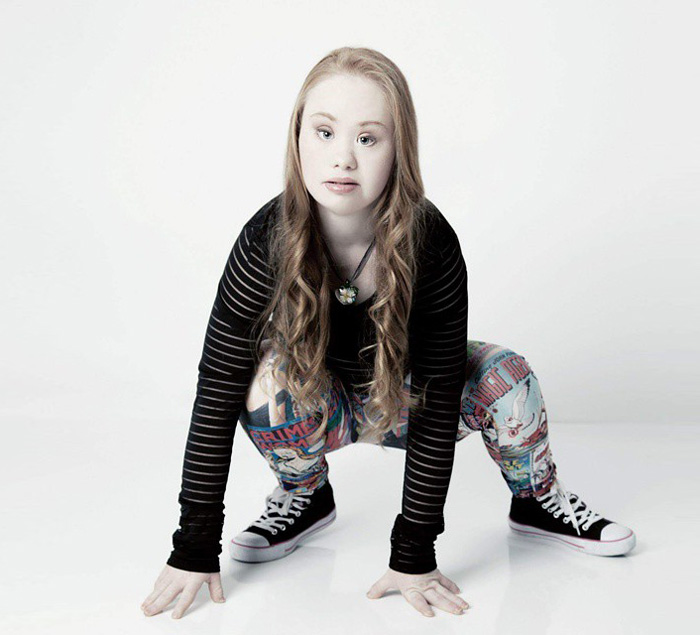 Madeline Stuart, modelo con síndrome de down