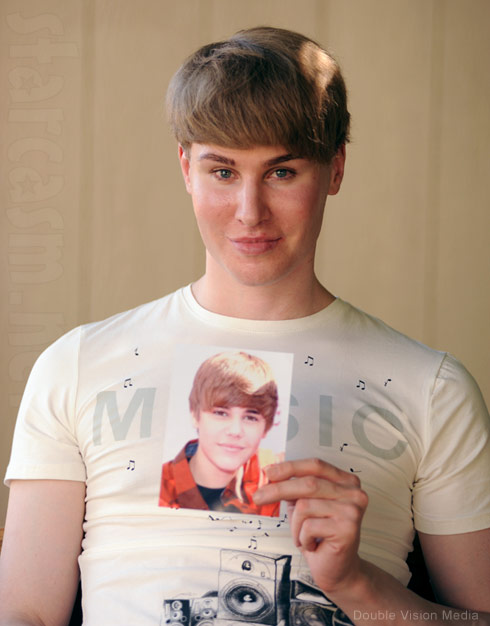 Toby Sheldon, doble de Justin Bieber