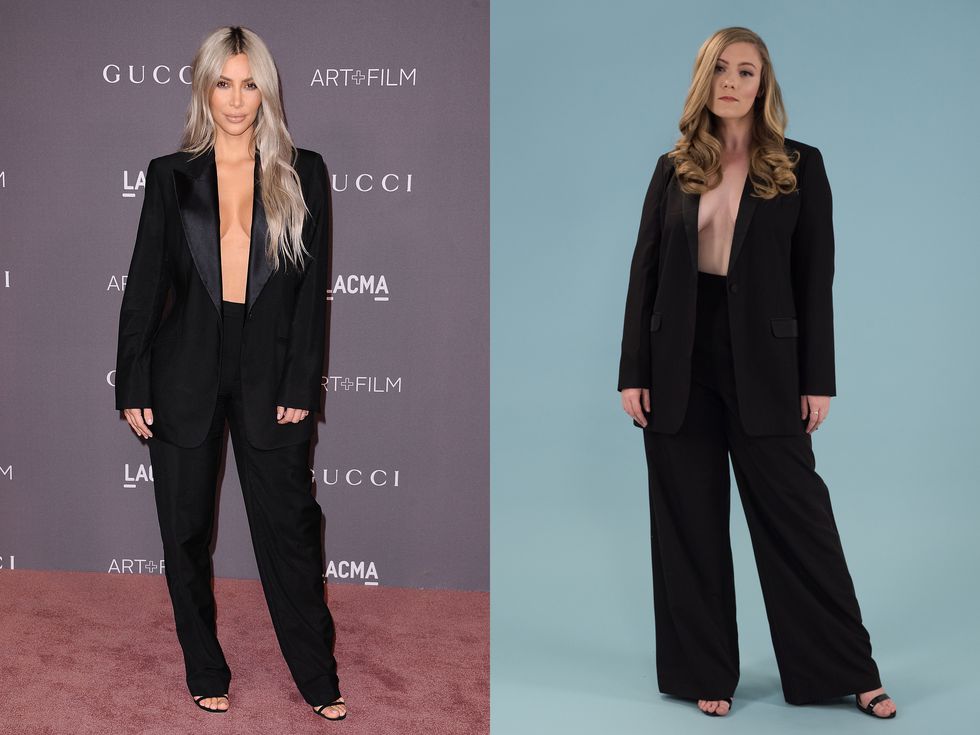 Mujeres probando los looks más arriesgados de Kim Kardashian 