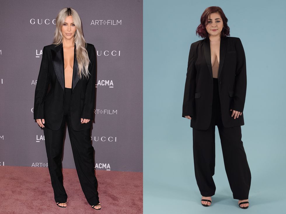 Mujeres probando los looks más arriesgados de Kim Kardashian 