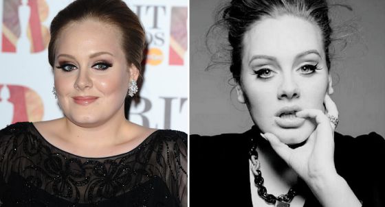 Adele antes y después 