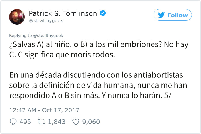 Pregunta sobre el aborto 