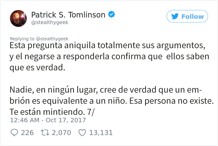 Pregunta sobre el aborto 