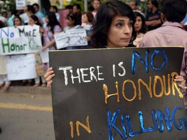 Protestas contra los crímenes de honor en Pakistán