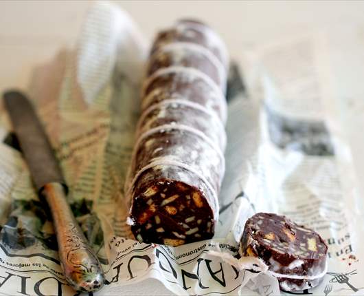 Salami de chocolate