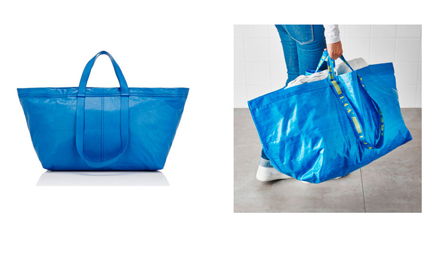 Balenciaga copia la mítica bolsa de Ikea