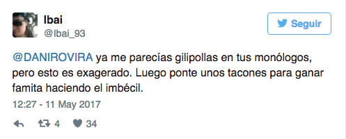 Respuestas al tuit machista de Dani Rovira