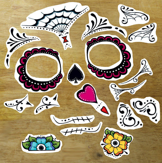 Tatuajes temporales para Halloween