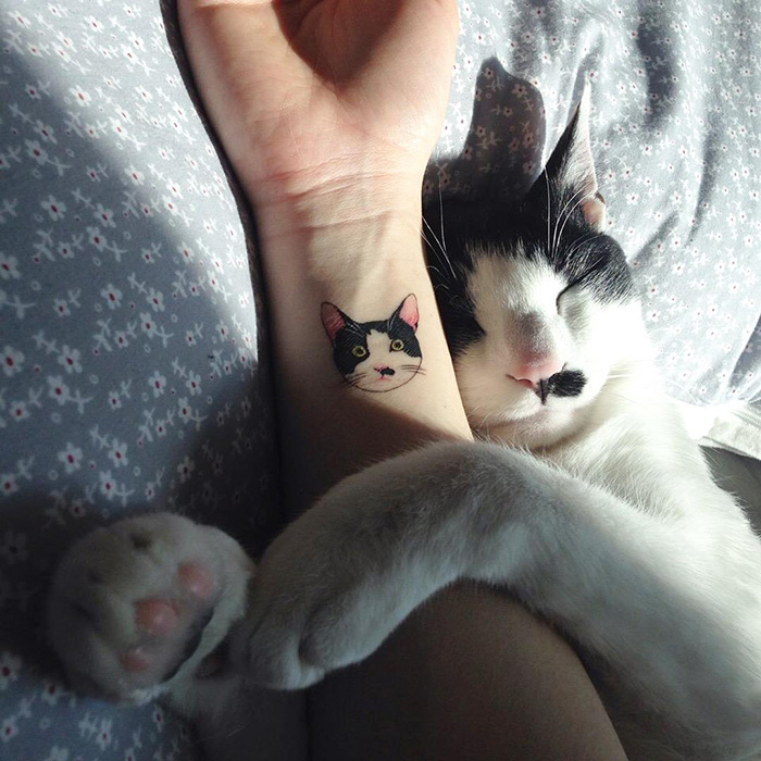 Tatuarte a tu gato 